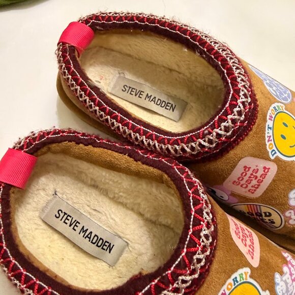 Cozy Faux Fur Lined Slippers Slip-On Shoes Steve Madden – Size 7.5 - Picture 3 of 9